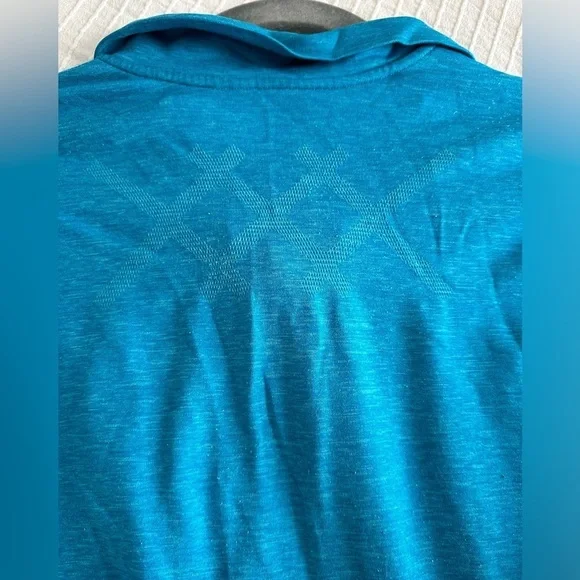 Rhone men’s bright blue polo, medium - Picture 2 of 5